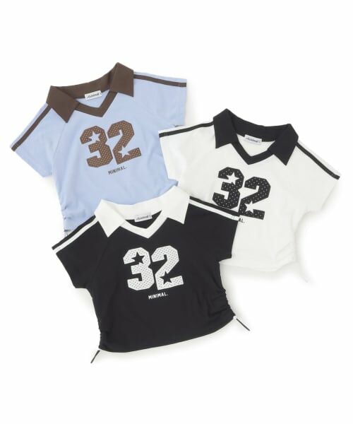 minimal / ミニマル Tシャツ | ナンバー衿つき半袖Tシャツ | 詳細13