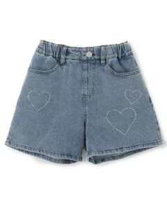 minimal / ミニマル ショート・ハーフ・半端丈パンツ | ラインストーンデニムショートパンツ