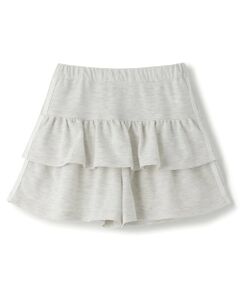 minimal / ミニマル ショート・ハーフ・半端丈パンツ | ミニ裏毛ラインティアードスカパン