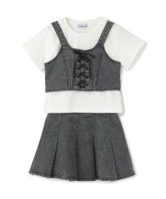 minimal / ミニマル その他トップス | 【即コーデ完成】【インナーつき】ビスチェスカートセットアアップ