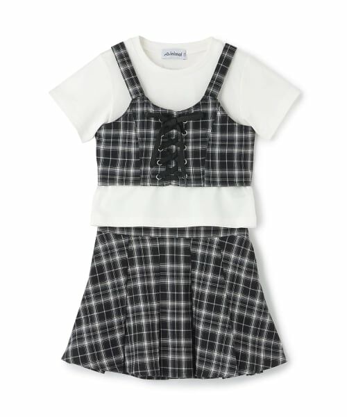 minimal / ミニマル その他トップス | 【即コーデ完成】【インナーつき】ビスチェスカートセットアアップ(マルチ)