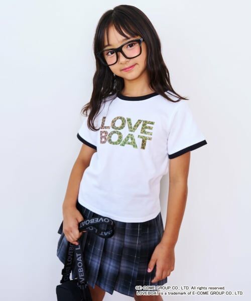 minimal / ミニマル Tシャツ | 【親子リンク】LOVEBOATリンガーTシャツ | 詳細10