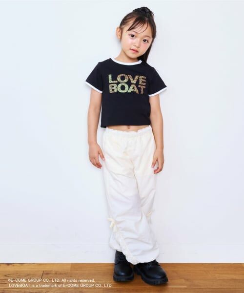 minimal / ミニマル Tシャツ | 【親子リンク】LOVEBOATリンガーTシャツ | 詳細3