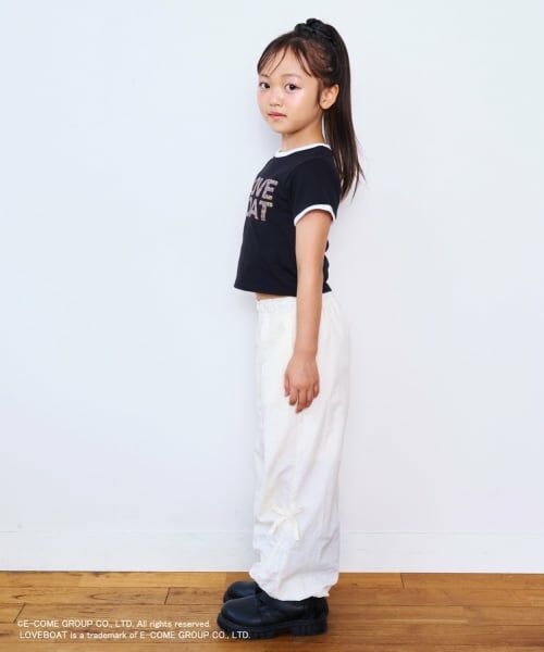 minimal / ミニマル Tシャツ | 【親子リンク】LOVEBOATリンガーTシャツ | 詳細4