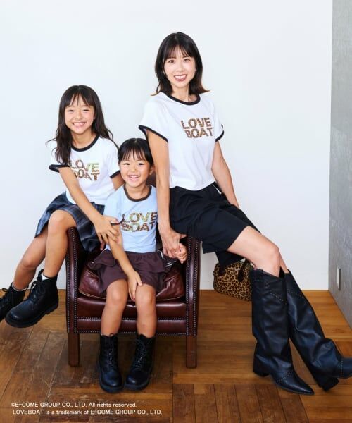 minimal / ミニマル Tシャツ | 【親子リンク】LOVEBOATリンガーTシャツ | 詳細7