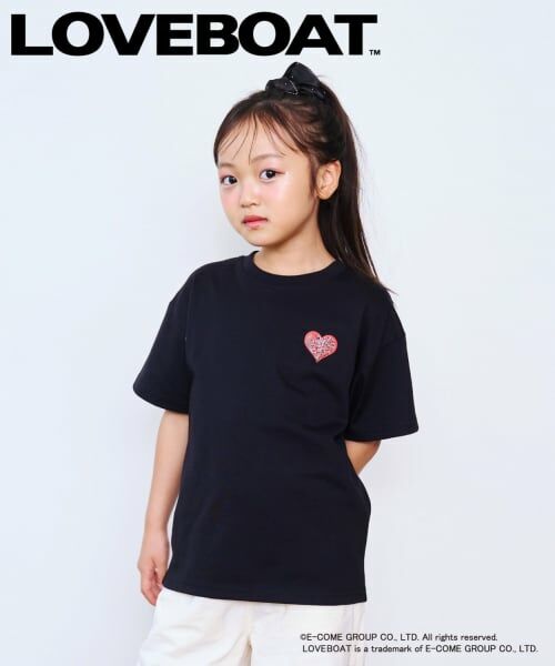 minimal / ミニマル Tシャツ | 【親子リンク】LOVEBOATルーズTシャツ(黒)