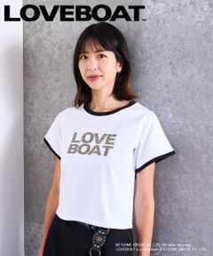 minimal / ミニマル Tシャツ | 【親子リンク】LOVEBOATリンガーTシャツ（レディース）