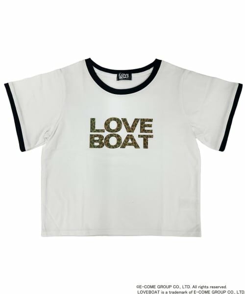 minimal / ミニマル Tシャツ | 【親子リンク】LOVEBOATリンガーTシャツ（レディース） | 詳細3