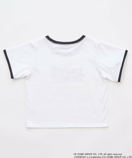 minimal / ミニマル Tシャツ | 【親子リンク】LOVEBOATリンガーTシャツ（レディース） | 詳細4