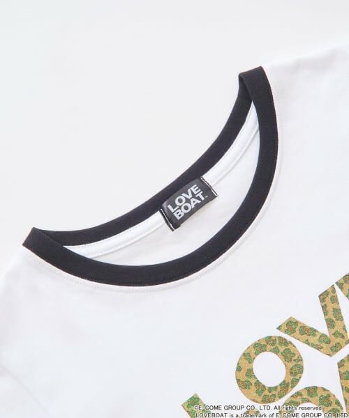 minimal / ミニマル Tシャツ | 【親子リンク】LOVEBOATリンガーTシャツ（レディース） | 詳細5
