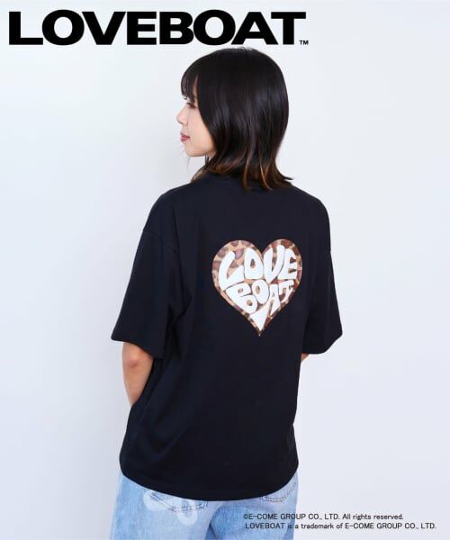 minimal / ミニマル Tシャツ | 【親子リンク】LOVEBOATルーズTシャツ（レディース） | 詳細1