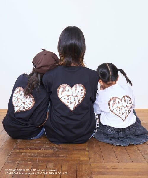 minimal / ミニマル Tシャツ | 【親子リンク】LOVEBOATルーズTシャツ（レディース） | 詳細3
