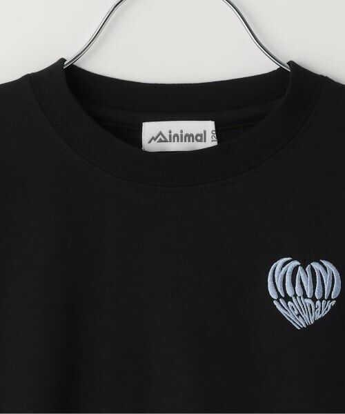 minimal / ミニマル Tシャツ | 【防汚加工】クロップドバックハート袖ライン長袖Tシャツ | 詳細2