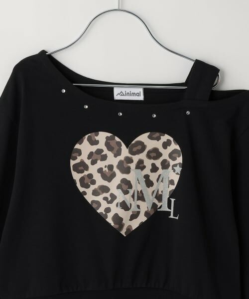 minimal / ミニマル Tシャツ | 【防汚加工】ワンショルグラフィック長袖Tシャツ | 詳細10