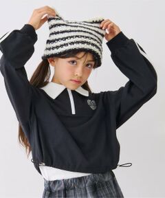 minimal / ミニマル Tシャツ | 【防汚加工】クロップドハーフジップインナーセット
