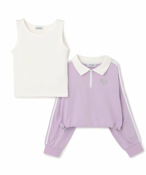 minimal / ミニマル Tシャツ | 【防汚加工】クロップドハーフジップインナーセット | 詳細10