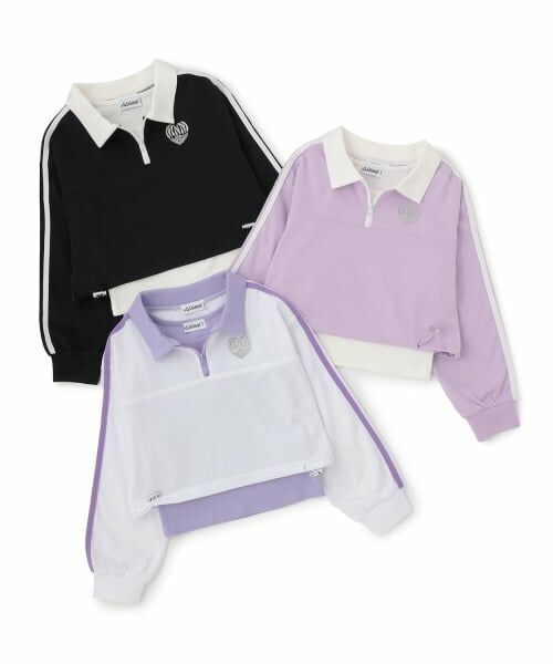 minimal / ミニマル Tシャツ | 【防汚加工】クロップドハーフジップインナーセット | 詳細5