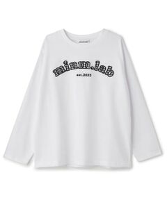 minimal / ミニマル Tシャツ | 【防汚加工】アップリケグラフィック長袖Tシャツ
