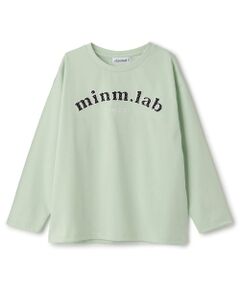 minimal / ミニマル Tシャツ | 【防汚加工】アップリケグラフィック長袖Tシャツ