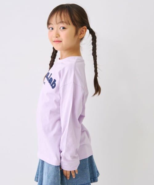 minimal / ミニマル Tシャツ | 【防汚加工】アップリケグラフィック長袖Tシャツ | 詳細1