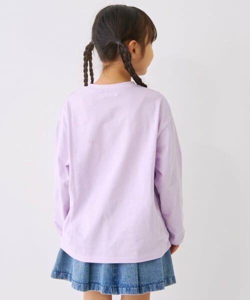 minimal / ミニマル Tシャツ | 【防汚加工】アップリケグラフィック長袖Tシャツ | 詳細2