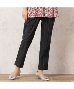 missel / ミゼール その他パンツ | 【洗える】デニム柄　オールゴムストレッチパンツ