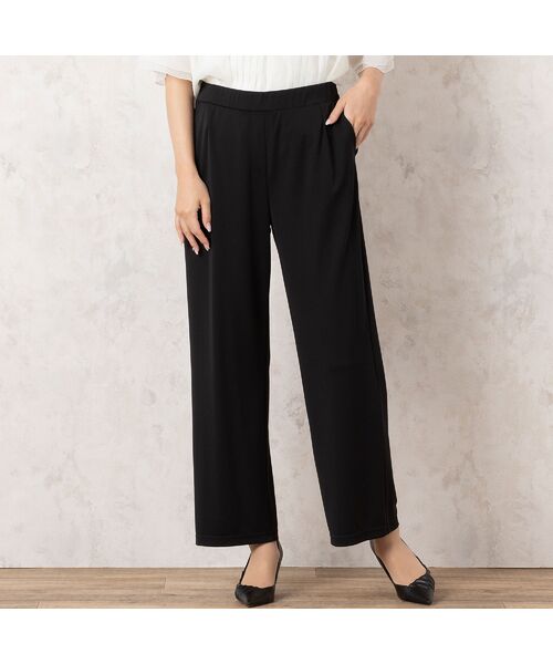 missel / ミゼール その他パンツ | 【人気アイテム・洗える・セットアップ可能】プルリ ワイドストレートパンツ | 詳細1