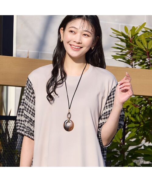 missel / ミゼール ネックレス・ペンダント・チョーカー | ウッドサークルネックレス | 詳細1