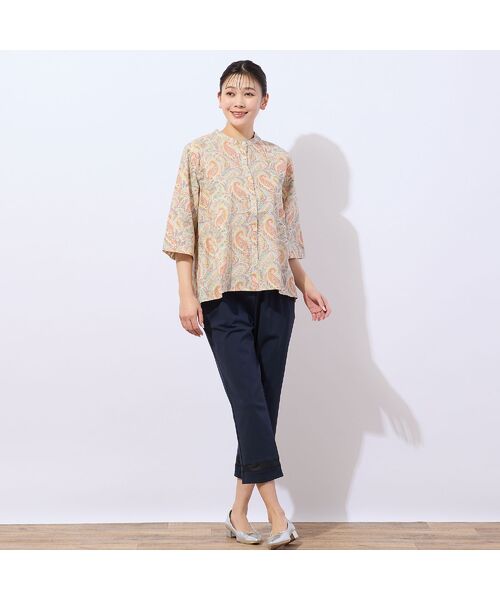 missel / ミゼール シャツ・ブラウス | 【洗える・綿100%】リバティプリント Aラインシャツ | 詳細5