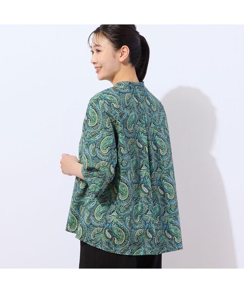 missel / ミゼール シャツ・ブラウス | 【洗える・綿100%】リバティプリント Aラインシャツ | 詳細11