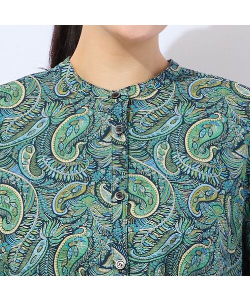 missel / ミゼール シャツ・ブラウス | 【洗える・綿100%】リバティプリント Aラインシャツ | 詳細13