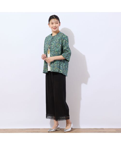 missel / ミゼール シャツ・ブラウス | 【洗える・綿100%】リバティプリント Aラインシャツ | 詳細17