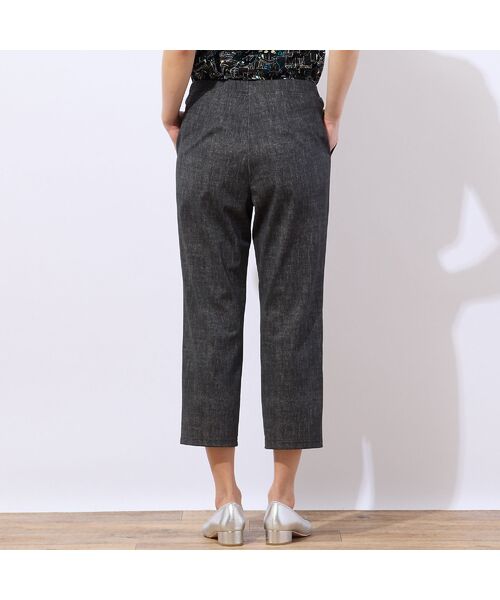 missel / ミゼール ショート・ハーフ・半端丈パンツ | 【洗える・接触冷感】デニム柄クロップドパンツ | 詳細2