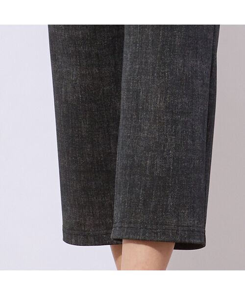 missel / ミゼール ショート・ハーフ・半端丈パンツ | 【洗える・接触冷感】デニム柄クロップドパンツ | 詳細4