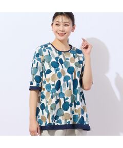 タグ付き　ミゼール　チュニック　3L ストライプ柄 大きいサイズ　ブルー　リネン セール】 missel / ミゼール | ファッション通販 タカシマヤ