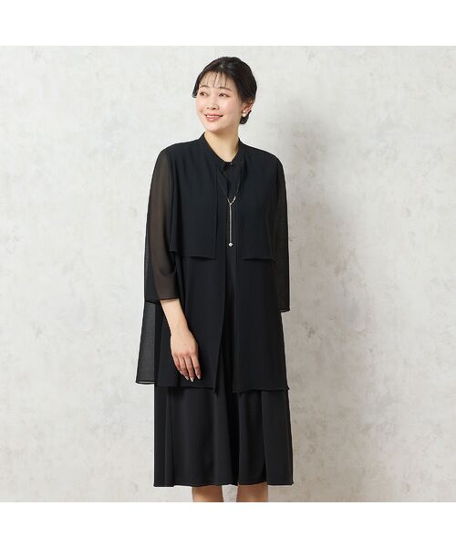 missel / ミゼール ミニ丈・ひざ丈ワンピース | 【洗える・イージーケア】ノースリーブ Aラインワンピース | 詳細10