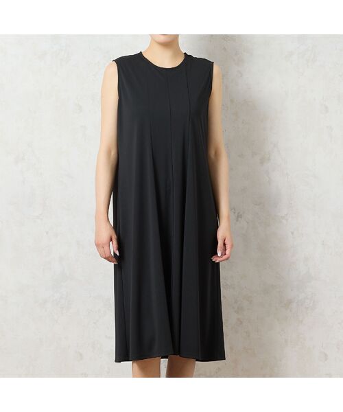 missel / ミゼール ミニ丈・ひざ丈ワンピース | 【洗える・イージーケア】ノースリーブ Aラインワンピース | 詳細3