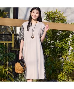 ミニ丈・ひざ丈ワンピース（条件：ベージュ系）| ファッション