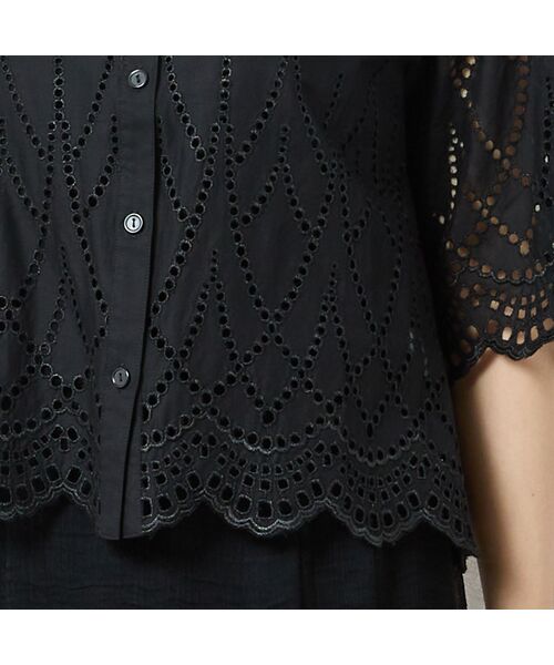 missel / ミゼール シャツ・ブラウス | 【洗える】アイレットレースシャツ | 詳細14
