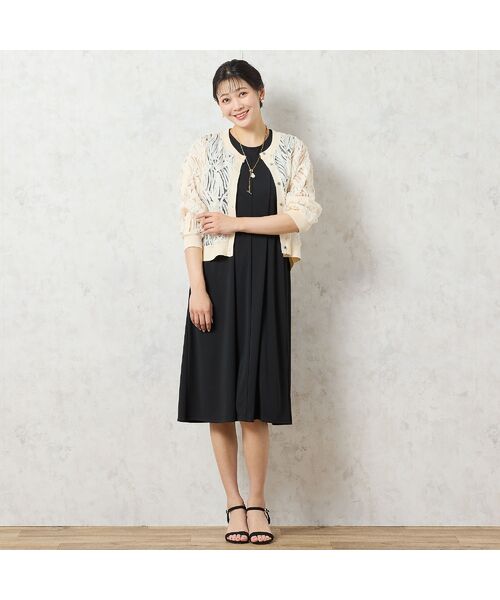 missel / ミゼール カーディガン・ボレロ | 【洗える・限定カラーあり】テープ刺繍シアーカーディガン | 詳細3