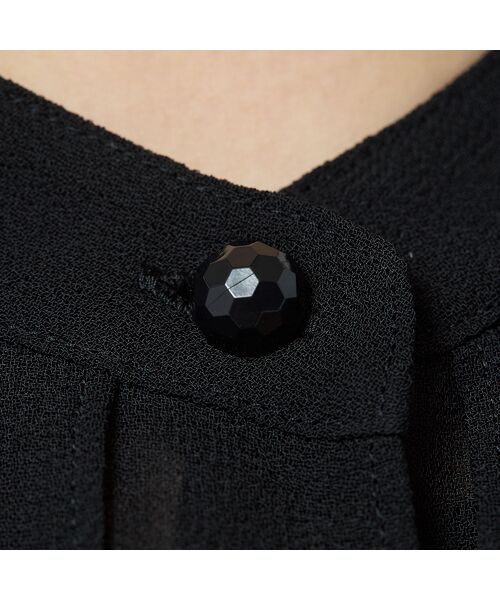 missel / ミゼール シャツ・ブラウス | 【洗える・セットアップ可能・3L/4Lサイズあり】ジョーゼットロングブラウス | 詳細5