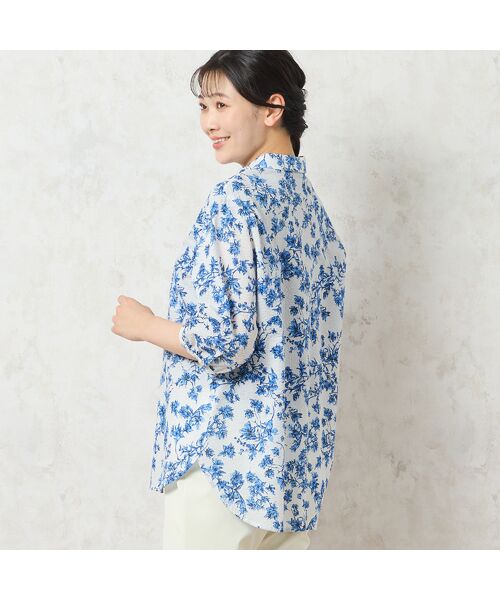 missel / ミゼール シャツ・ブラウス | 【洗える・綿100%】クラシックフラワー フリルシャツ | 詳細10