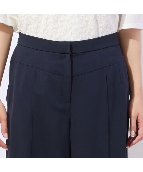 missel / ミゼール ショート・ハーフ・半端丈パンツ | 【人気アイテム・洗える・セットアップ可能】ピンタック入りワイドクロップドパンツ | 詳細3