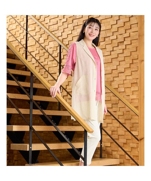 missel / ミゼール ショート・ハーフ・半端丈パンツ | 【洗える・接触冷感】裾スリットクロップドパンツ | 詳細6