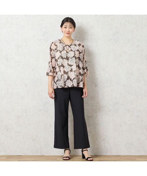 missel / ミゼール その他パンツ | 【洗える・抗菌防臭・日本製・3L/4Lサイズあり】オールゴムストレートパンツ | 詳細10