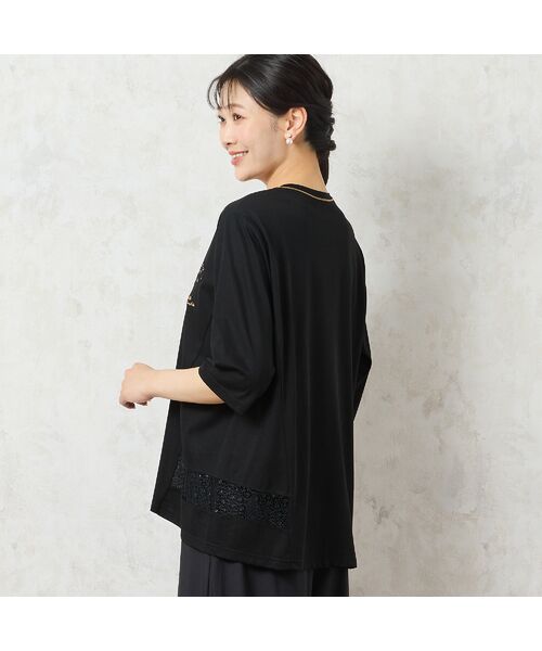 missel / ミゼール カットソー | 【洗える】Plage刺繍Tシャツ | 詳細1