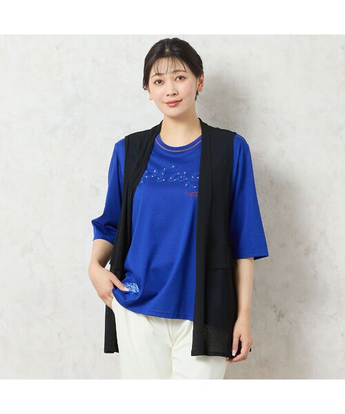 missel / ミゼール カットソー | 【洗える】Plage刺繍Tシャツ | 詳細16