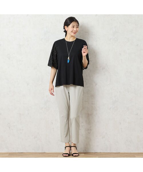 missel / ミゼール カットソー | 【人気アイテム・洗える】レーススリーブTシャツ | 詳細15