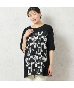 missel / ミゼール カットソー | 【洗える・日本製・綿100%】単色柄チュニック