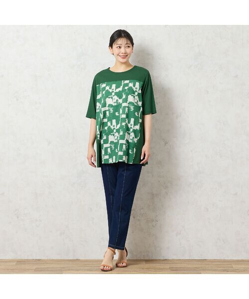 missel / ミゼール カットソー | 【洗える・日本製・綿100%】単色柄チュニック | 詳細12